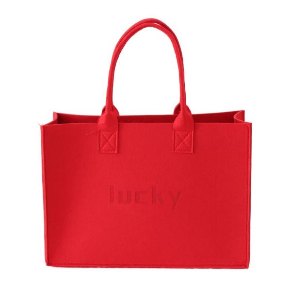 Thick Felt Storage Bag - Durable Eco-Friendly With A Smooth Texture Fashionable For Daily Commuting A New Favorite Portable Environmental protection Shopping All-match Bag Gift Shopping Bag