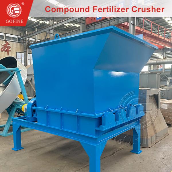 Trituradora de bolsas grandes de trabajo pesado 1-3 t/h para fertilizantes en trozos