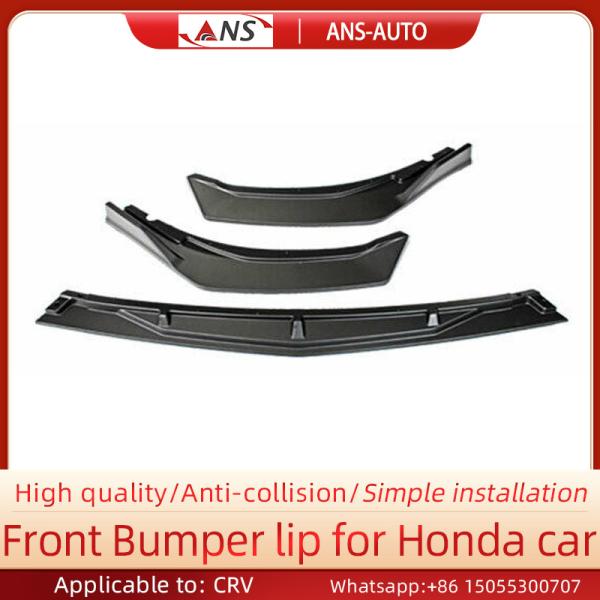 ABS Plastic No Deform Honda Crv Front Bumper Lip Stain Proof