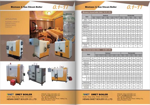 0.7Mpa Biomass or pellet or coal Steam Boiler