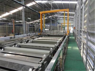 Ligne de production d'anodisation de l'aluminium pour composants automobiles