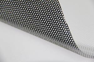 40% Transmittance 1.37m Perforated Vinyl Film One Way Vision For Window