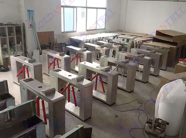 Турникеты Одно-ядра читателя счетчика RFID расмки металлоискателя турникета треноги библиотеки