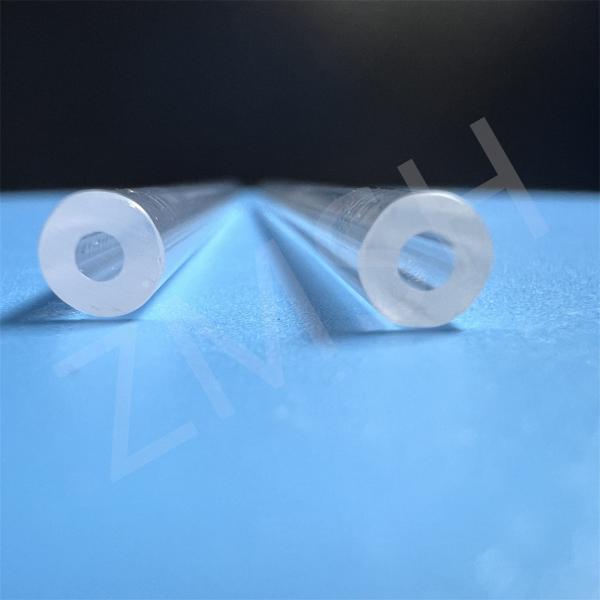 Сапфировые трубы оптические трубы чистые Al2O3 трубы высокая твердость прозрачная первоначальная поверхность роста
