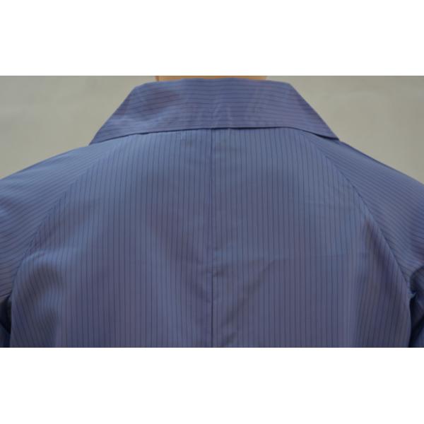 Striped Antastic Mens Long Work Coat , Custom Embroidered Work Shirts