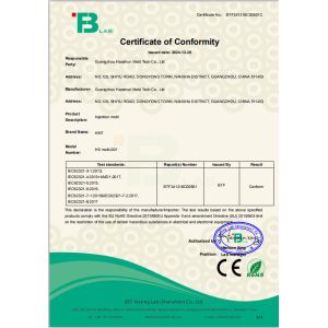 Haoshun Mold Tech Co., Ltd. Certifications