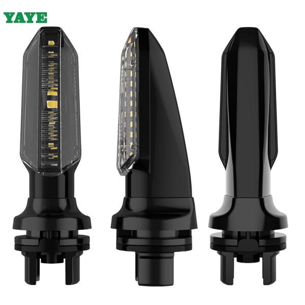 DC12V Voltage ABC PC Matériau YAYE Lampes à eau Indicateurs de virage de moto