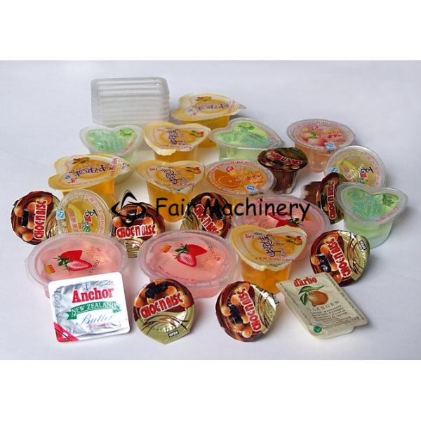 10800BPH 12KW Cup Filling Sealing Machine For Yogurt Jelly Water Cup 60HZ