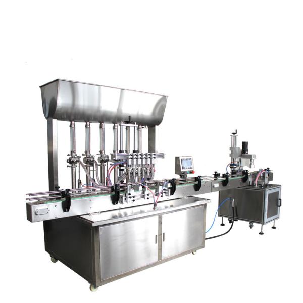 Automatic PLC Piston 6 Heads Bottle Filling Machine