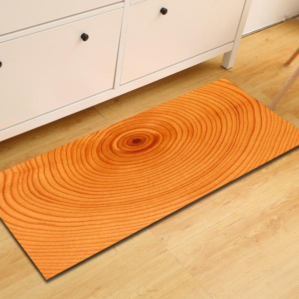 Tapetes absorventes do assoalho do quarto da esteira de porta 40*120cm da grão de madeira 60*180cm
