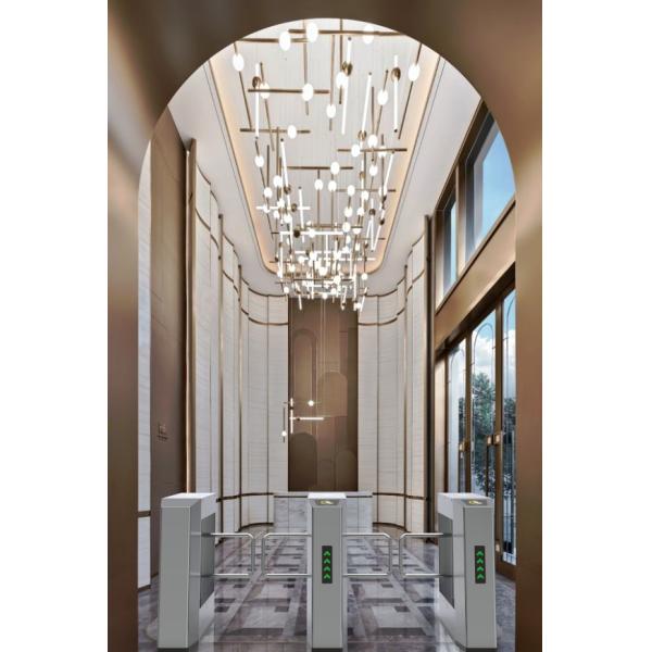 600mm Passage Width Turnstile Swing Gate Customized Design With 0.2s Opening Time