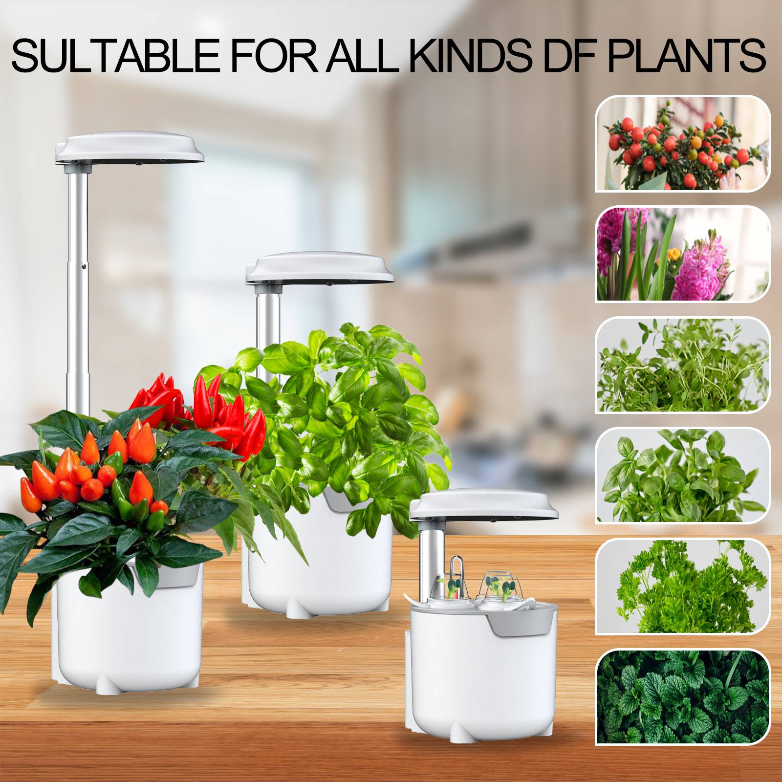 спектр 5w DC24V полный вырасти светлый индикатор воды AC90-240V Hydroponic