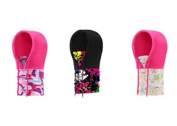 Outdoor Sports / Snowboard Neck Warmer , Extremely Durable Fleece Ski Mask