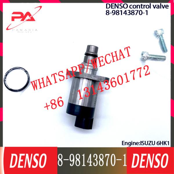Válvula de control reguladora de válvula SCV 8-98143870-1 para ISUZU 6HK1