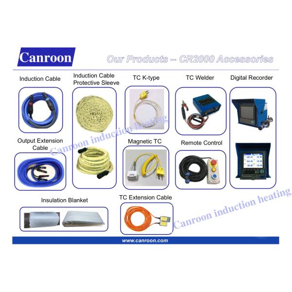 Máquina de calefacción portátil de inducción para precalientan de soldadura/PWHT/capa anticorrosión de la junta en temporeros exactos. Control