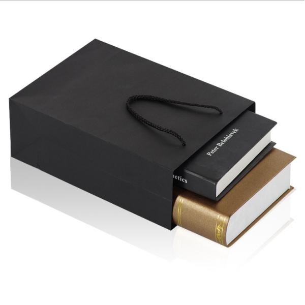 SZCX Kraft Paper Bag With Your Own Logo Eco-friendly Custom Black Brown White Paper Bag