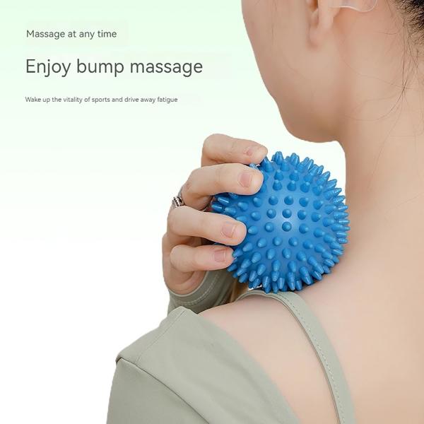 Hard & Soft Combo Spiky Foot Massage Ball For Plantar Fasciitis Exerciser
