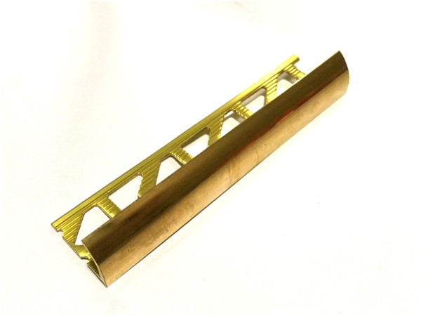 3 Meter Long 60% Copper Brass Stair Nosing For Floor Safety
