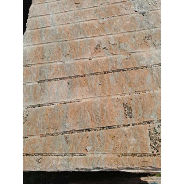 Gold Polished Granite Natural Stone Slabs 126MPa Compressive Strength