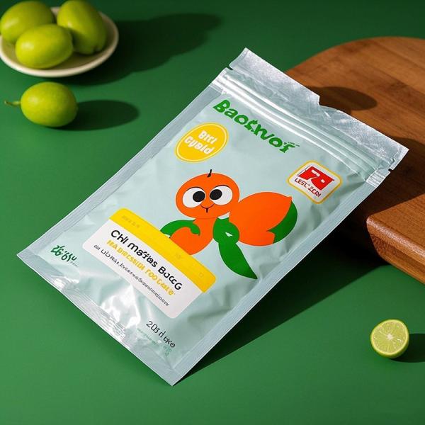 Child Resistant Standing Pouch Flat Bottom Manufacturer Customizable Composite Barrier For Household Products