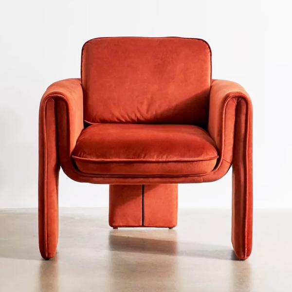Mobília da sala de Sofa Chair Creative Bedroom Living do braço de Chesterfield única