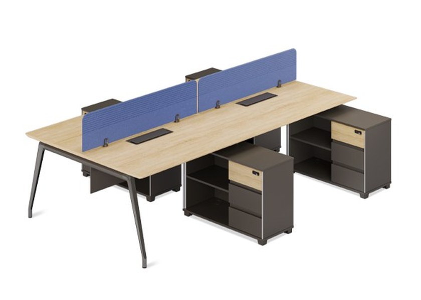 I Varna 2 Modular Workstations and Benches with W1879*D1770*H750(mm), W3800*D1480*H750(mm), and W2800*D1500*H750(mm) Dimensions