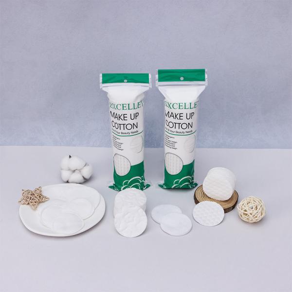 300 piezas/caja de almohadillas de algodón cosmético ODM para desmaquillar