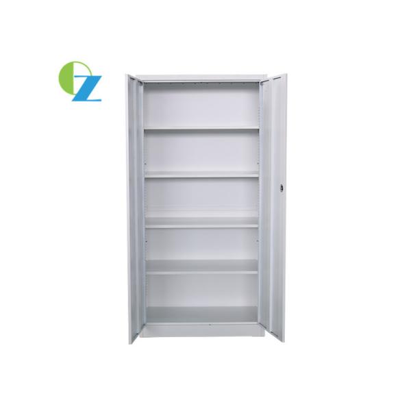 Four Adjustable Shelves White Cupboard H1850*W900*D400(MM) KD Structure