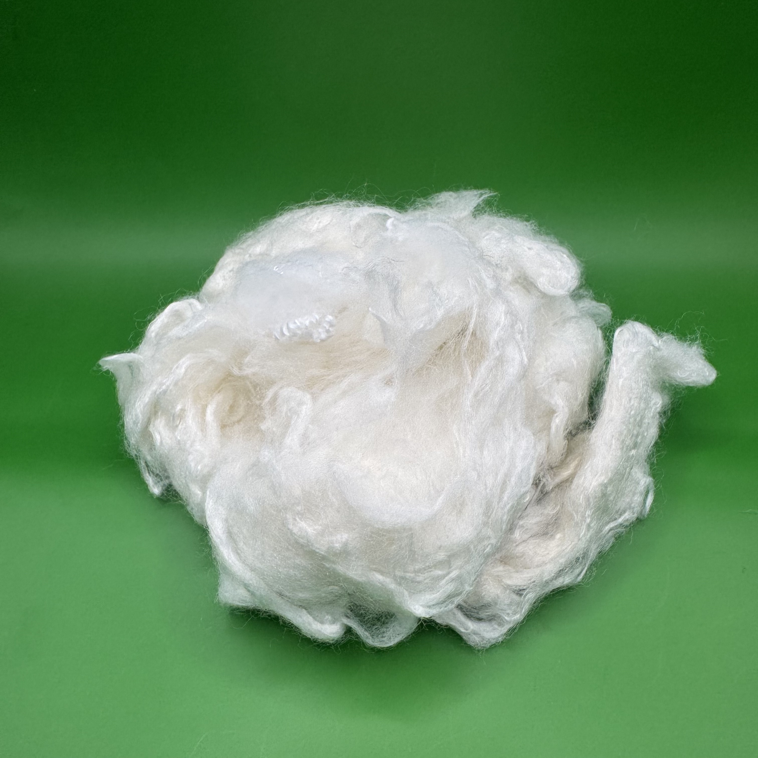 Factory Supply 5D 102mm Virgin Polyester Staple Fiber White Solid VSF for