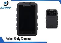 Câmera pequena do corpo da polícia de H.265 H.264 12MP com o tela táctil de 3,1 polegadas