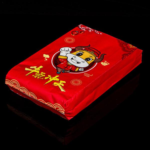 Custom Greaseproof BBQ Packaging Takeaway Insulated Aluminum Foil Kraft Paper Bag with Logo