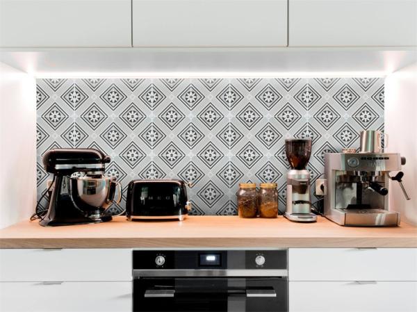 Gray Antibacterial Ceramic Rustic Tile 200x200mm for Kitchen Walls