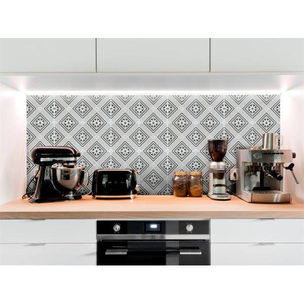 Gray Antibacterial Ceramic Rustic Tile 200x200mm for Kitchen Walls