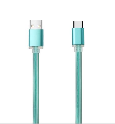  USB Cable with Transparent Cable Body 1m Length