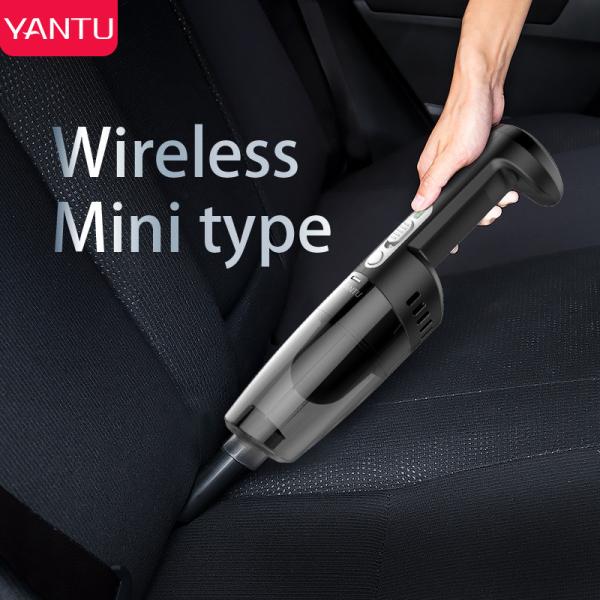 4000PA Suction Power YANTU V01 Portable Handheld Black Car Vacuum Cleaner for Car 12V