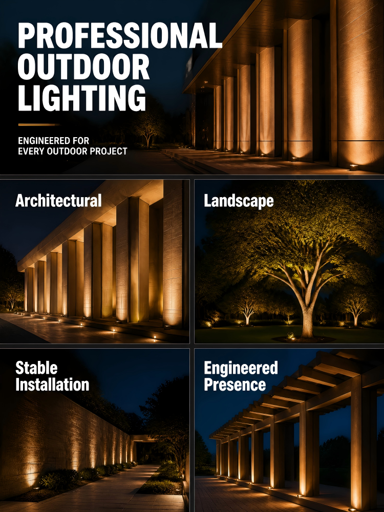 Multi Angle Separable LED Flood Light Aluminum Outdoor Landscape Lighting for Hotel Courtyard Garden Tree Upward Project