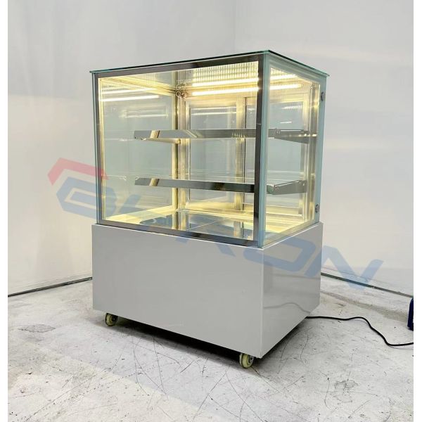 Customized Countertop Cake Display Cabinet Refrigerated Cake Display Case