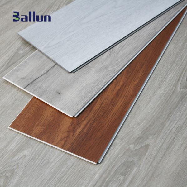 SPC Flooring Click Deep Wood Embossed Sound-proof with PVC/Calcium Carbonate Material