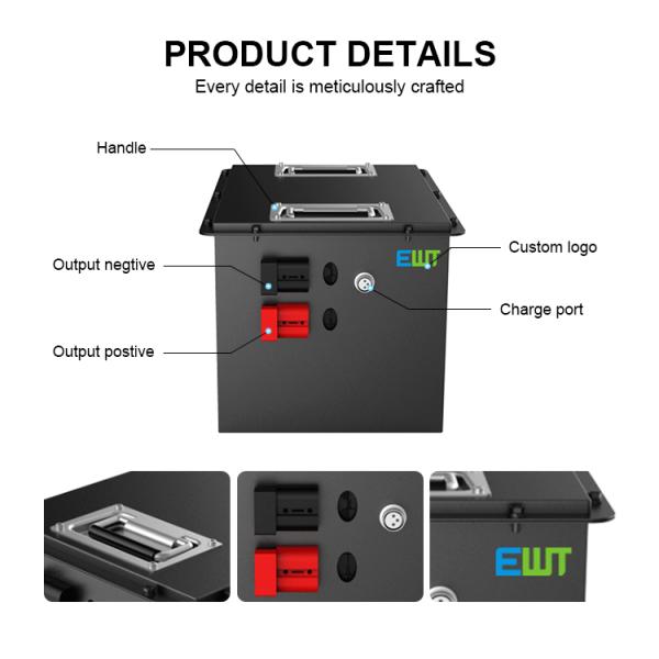 Напряжение 12 В. Литий-железофосфатная батарея перезаряжаемая 400 ч. Литийная батарея