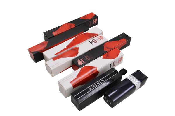 Wholesale Custom Logo Lipstick Match Box Lip Gloss Paper Box for Lip Liquid Stick Shimmer Cosmetics Bottle Packaging Gif