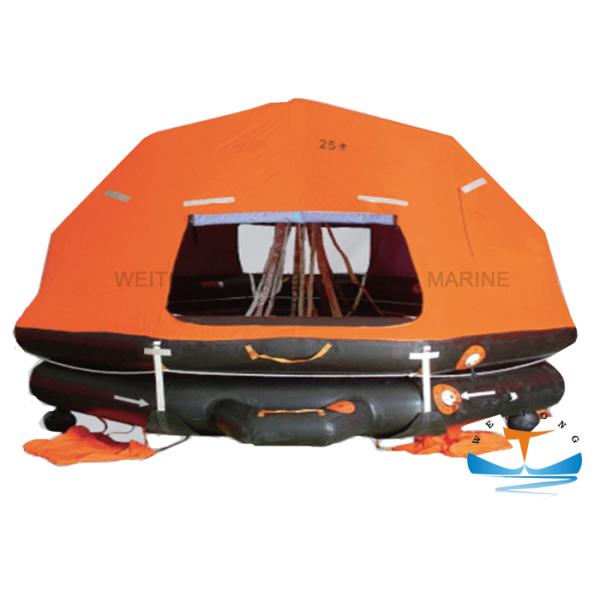 Solas Throw Overboard Marine Life Raft Inflatable Sea Going Vessel Liferaft A Pack