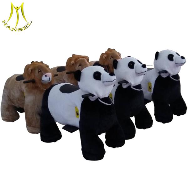 Hansel token operated commercial electric ride on train motorbike for kids