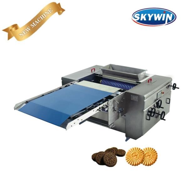 Automatic 100kg To 1500kg Biscuit Production Line Gas And Electric Type Oven Glucose Biscuit Machine