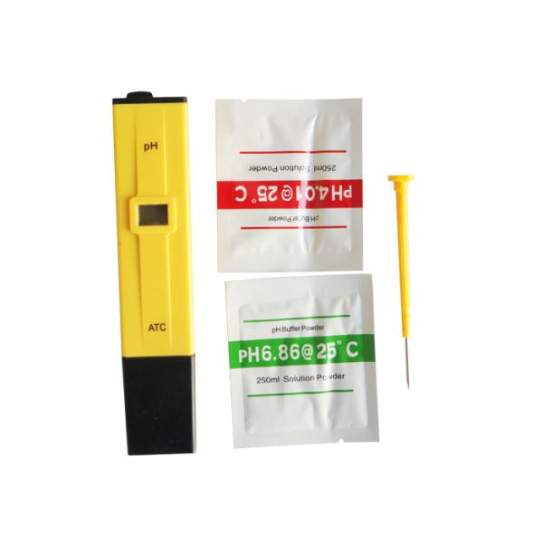 ABS New Material Electronic PH Meter , Handheld Digital PH Meter Anti Corrosion