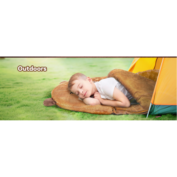 Kid Plush Capybara Slumber Bag, Toddler Girl Boy Nap Mat, 2 In 1 Brown Animal Pillow
