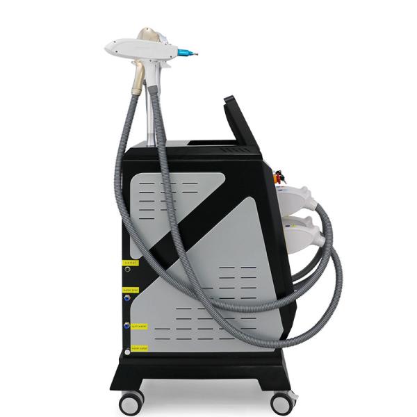 4 em 1 OPT IPL Rf Nd YAG depilação indolor Rejuvenescimento da pele máquina de beleza