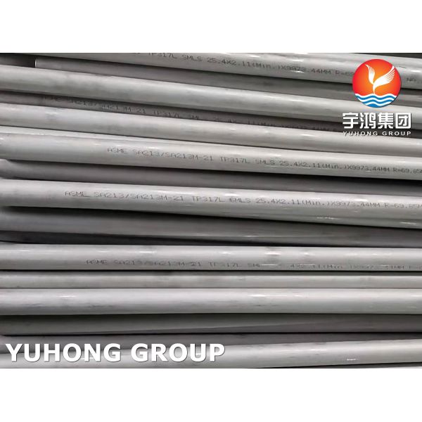 ASME SA213 TP317L / GOST 03X16H15M3 Stainless Steel U Bend Heat Exchanger Tube CrNiMo Steel Tube