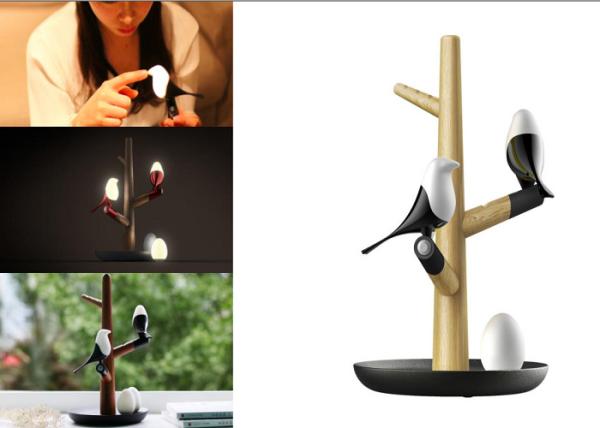 MESUN Bird lamp with ambient night light & motion & Touch Sensitive Soothing LED /Magnetic Rechargeable