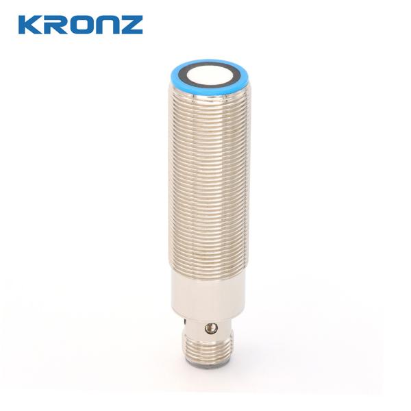 60 - 1000mm Industrial Ultrasonic Detection Sensor Up / Down Output Type 38g Weight
