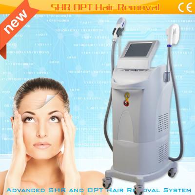 Sistema duplo da máquina SHR da remoção do cabelo do laser de Handpiece IPL para mulheres/homens